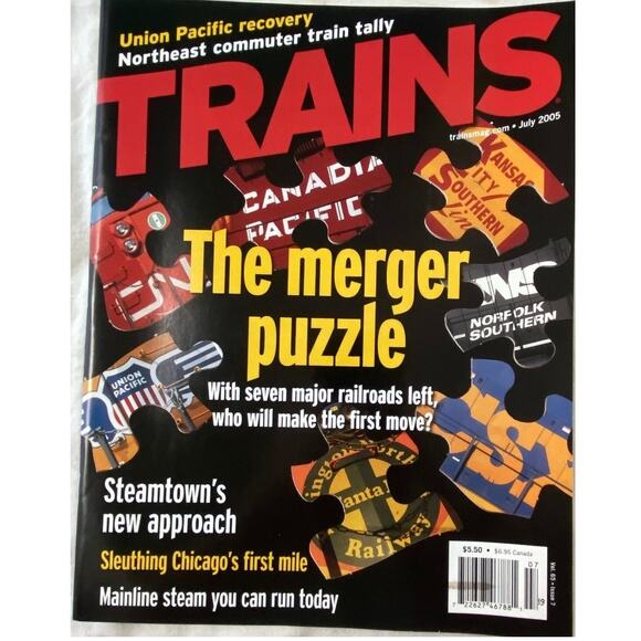 Vtg Lot 3 Trains Jun Jul Aug 2005 Magazine Collect Hobby Track Railroad Engineer - Picture 5 of 9